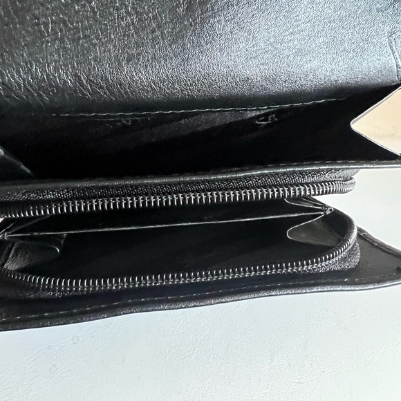 Mens/women’s authentic black white stingray wallet billfold bag new - Picture 11 of 11